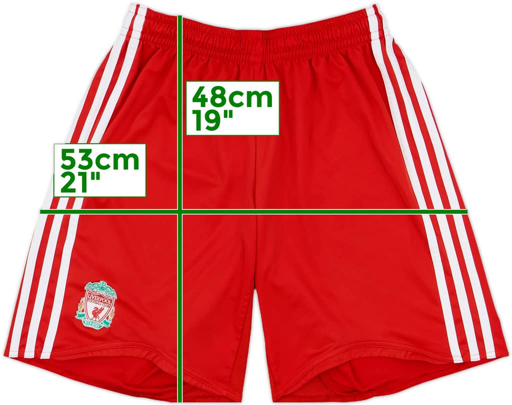 2008-10 Liverpool Home Shorts - 8/10 - (M)