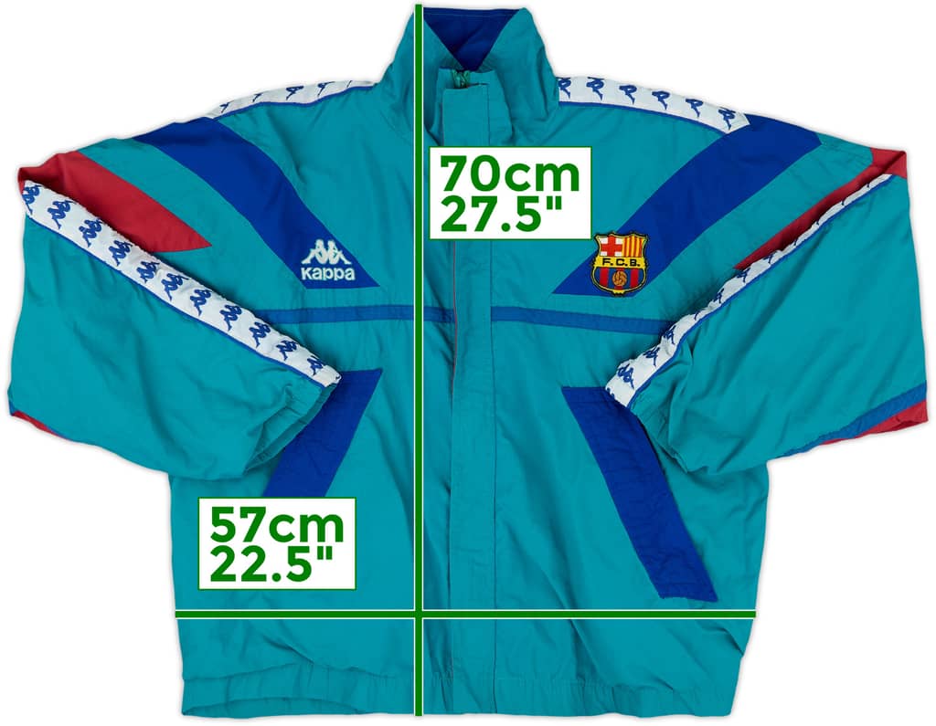 1992-95 Barcelona Kappa Track Jacket - 8/10 - (XS)