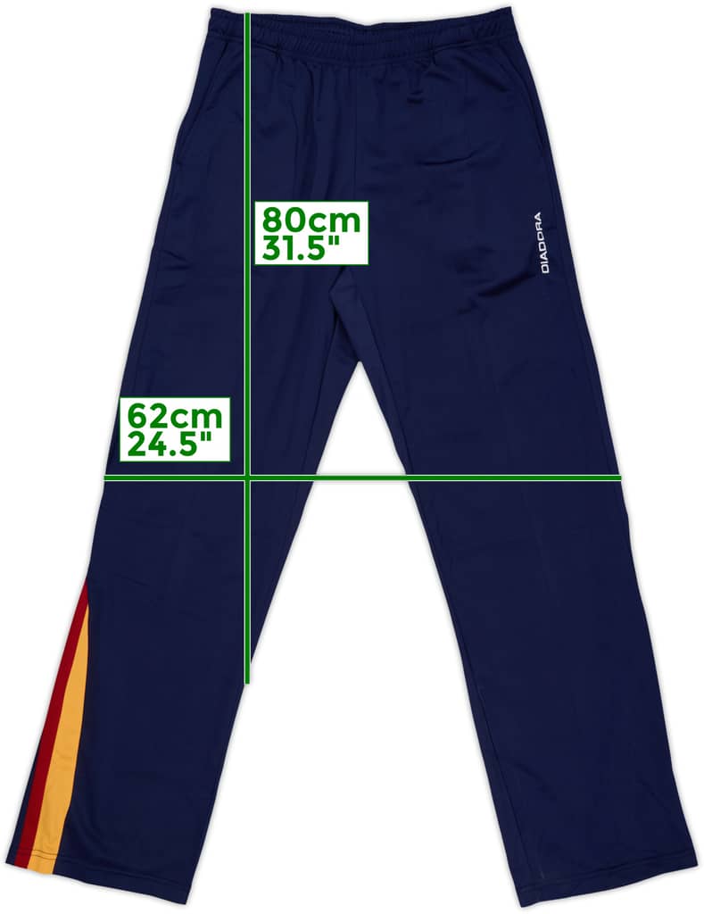 2003-04 Roma Diadora Track Pants/Bottoms - 9/10 - (L)