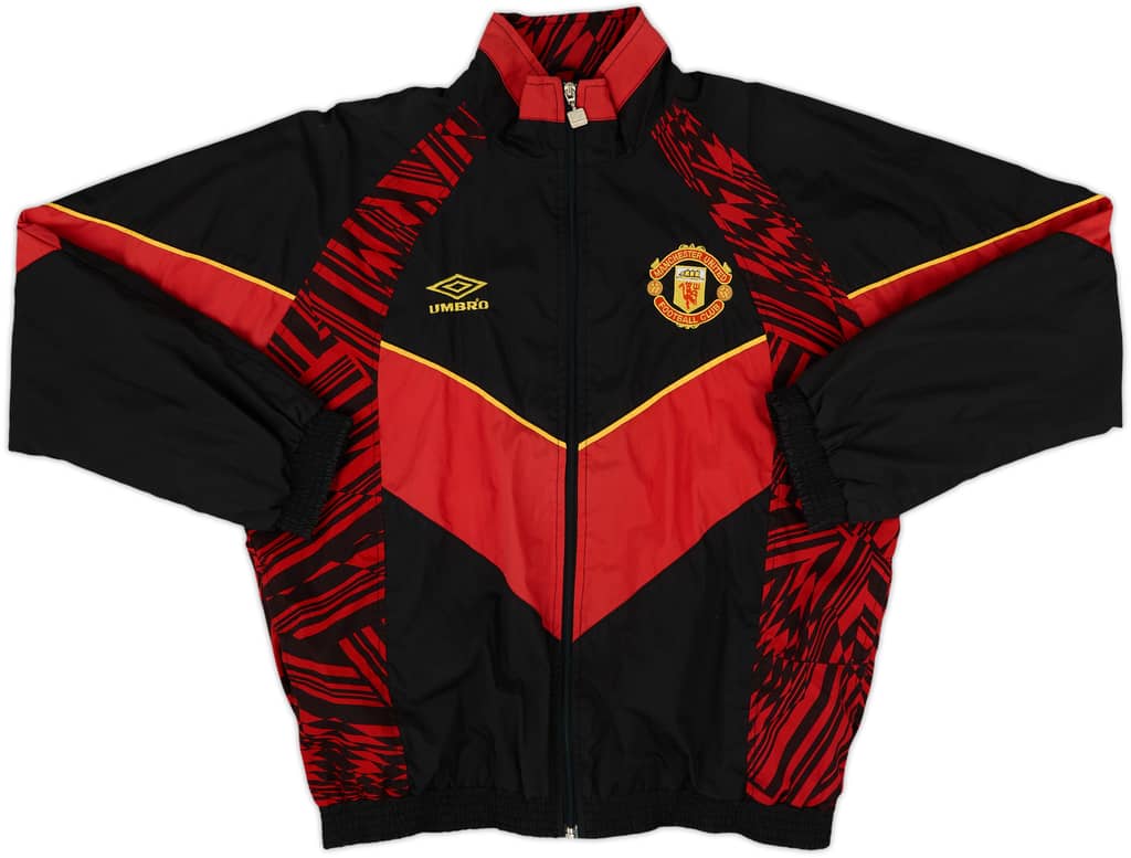 1992-93 Manchester United Umbro Track Jacket - 8/10 - (S)