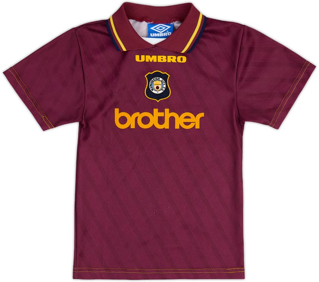 1996-97 Manchester City Away Shirt - 8/10 - (5-6 Years)