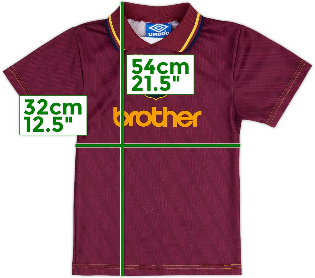 1996-97 Manchester City Away Shirt - 8/10 - (5-6 Years)