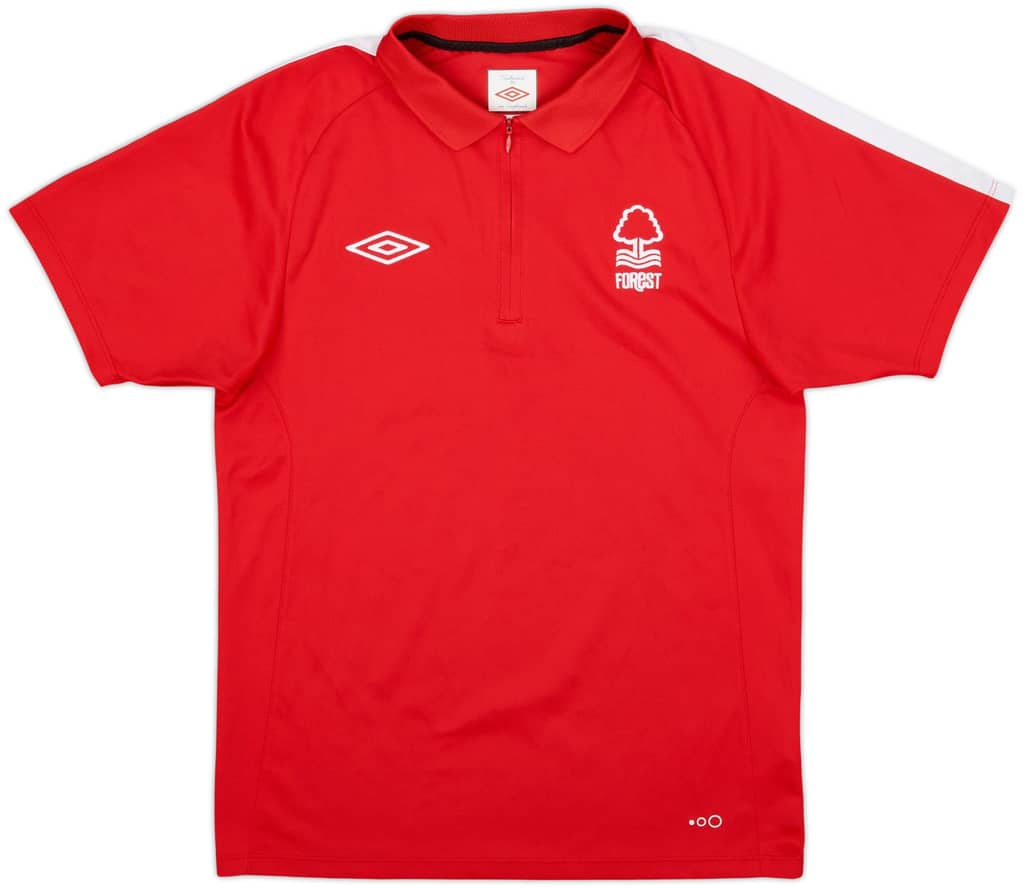 2010-11 Nottingham Forest Umbro 1/4 Zip Training Shirt - 9/10 - (S)