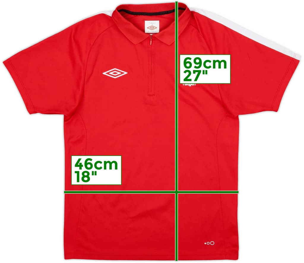 2010-11 Nottingham Forest Umbro 1/4 Zip Training Shirt - 9/10 - (S)