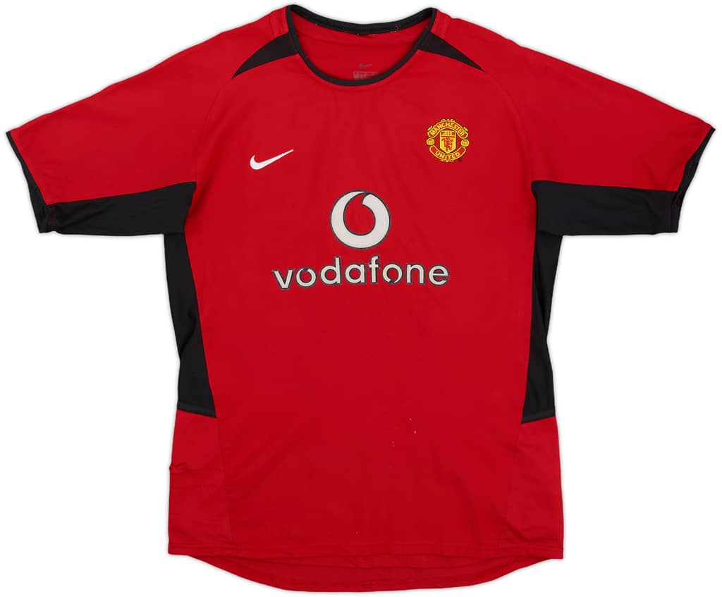 2002-04 Manchester United Home Shirt - 7/10 - (L.Boys)