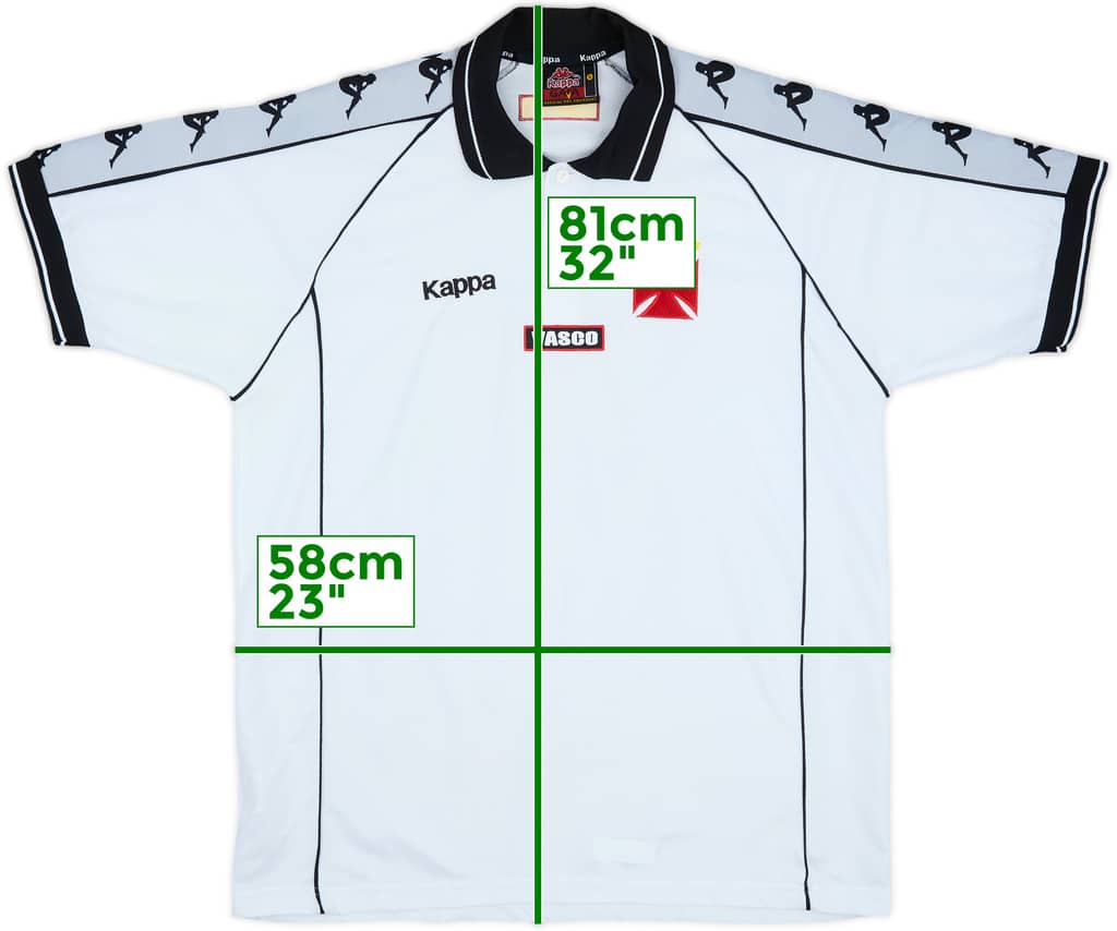 1999-00 Vasco da Gama Kappa Training Shirt - 10/10 - (L)
