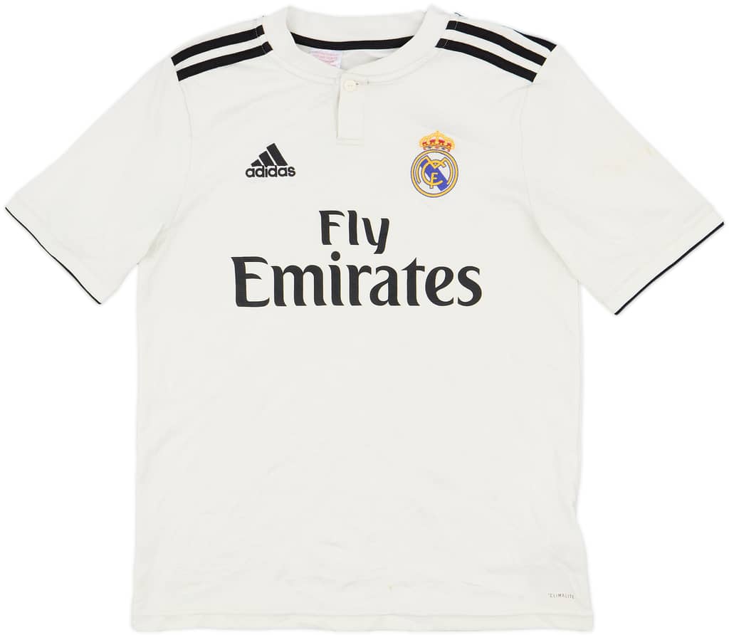 2018-19 Real Madrid Home Shirt - 7/10 - (XL.Boys)
