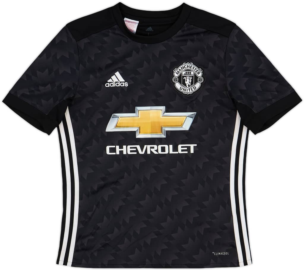 2017-18 Manchester United Away Shirt - 9/10 - (L.Boys)