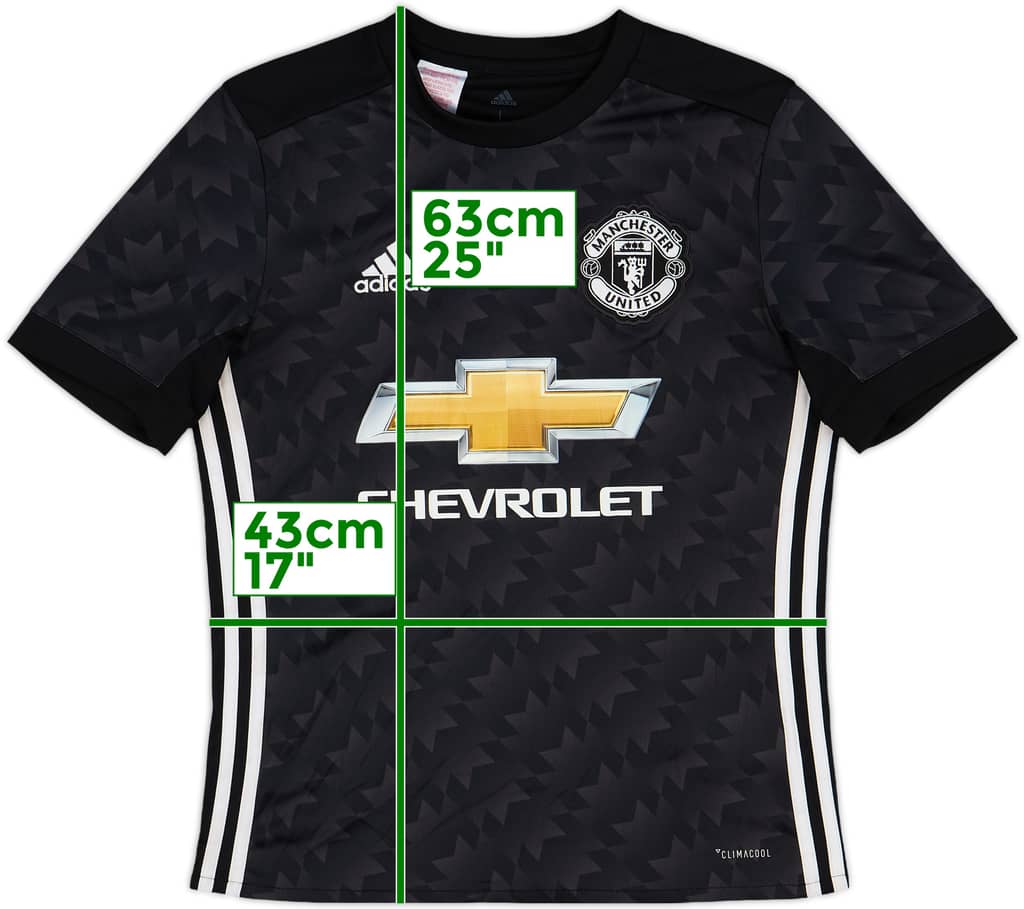 2017-18 Manchester United Away Shirt - 9/10 - (L.Boys)