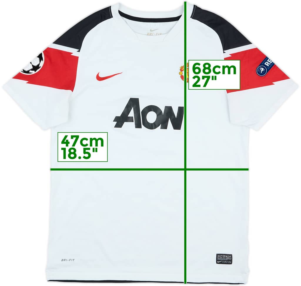 2010-12 Manchester United Away Shirt - 9/10 - (XL.Boys)