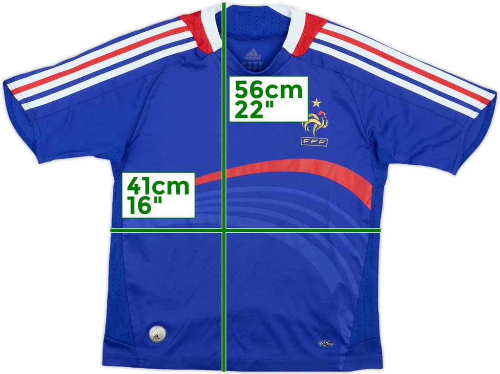 2007-08 France Home Shirt - 8/10 - (S.Boys)