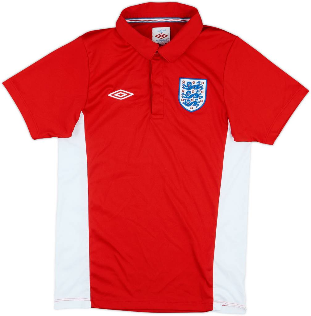 2009-10 England Umbro Polo Shirt - 10/10 - (L.Boys)