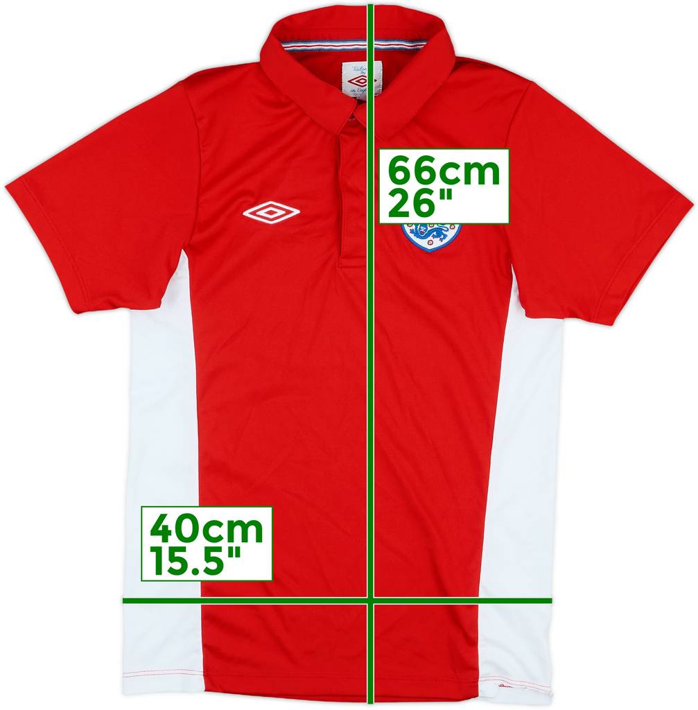 2009-10 England Umbro Polo Shirt - 10/10 - (L.Boys)