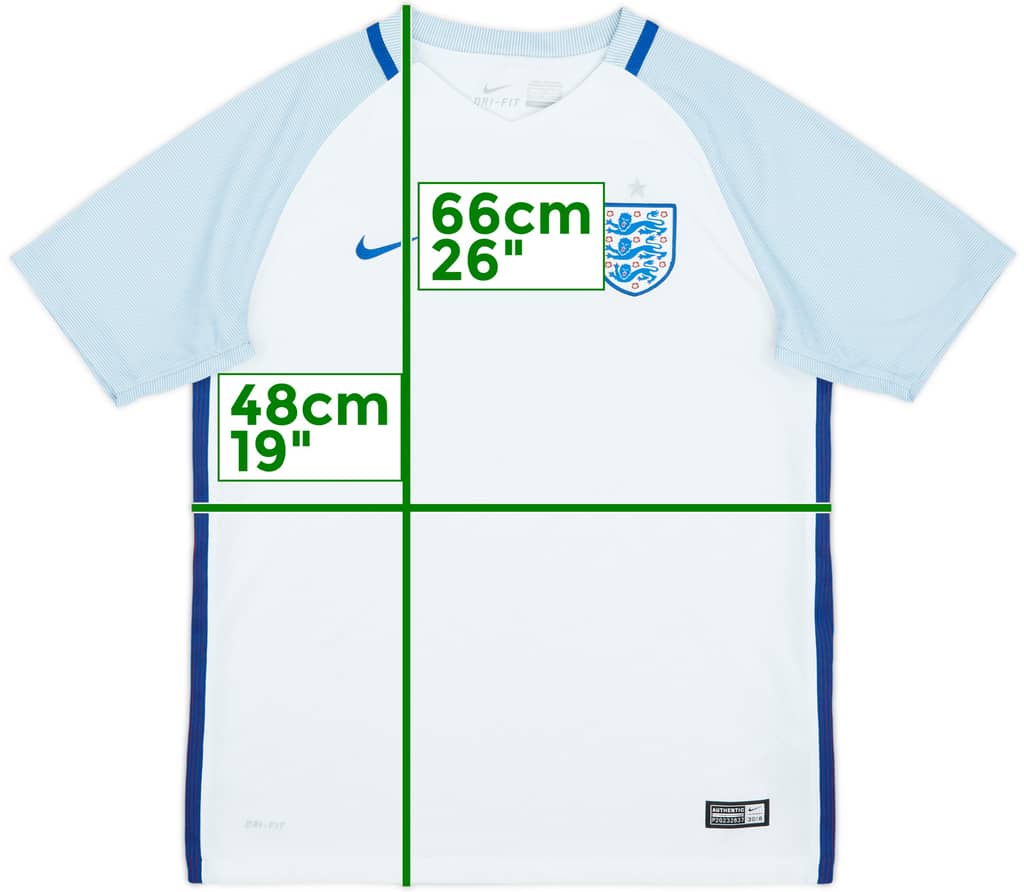 2016-17 England Home Shirt - 10/10 - (XL.Boys)