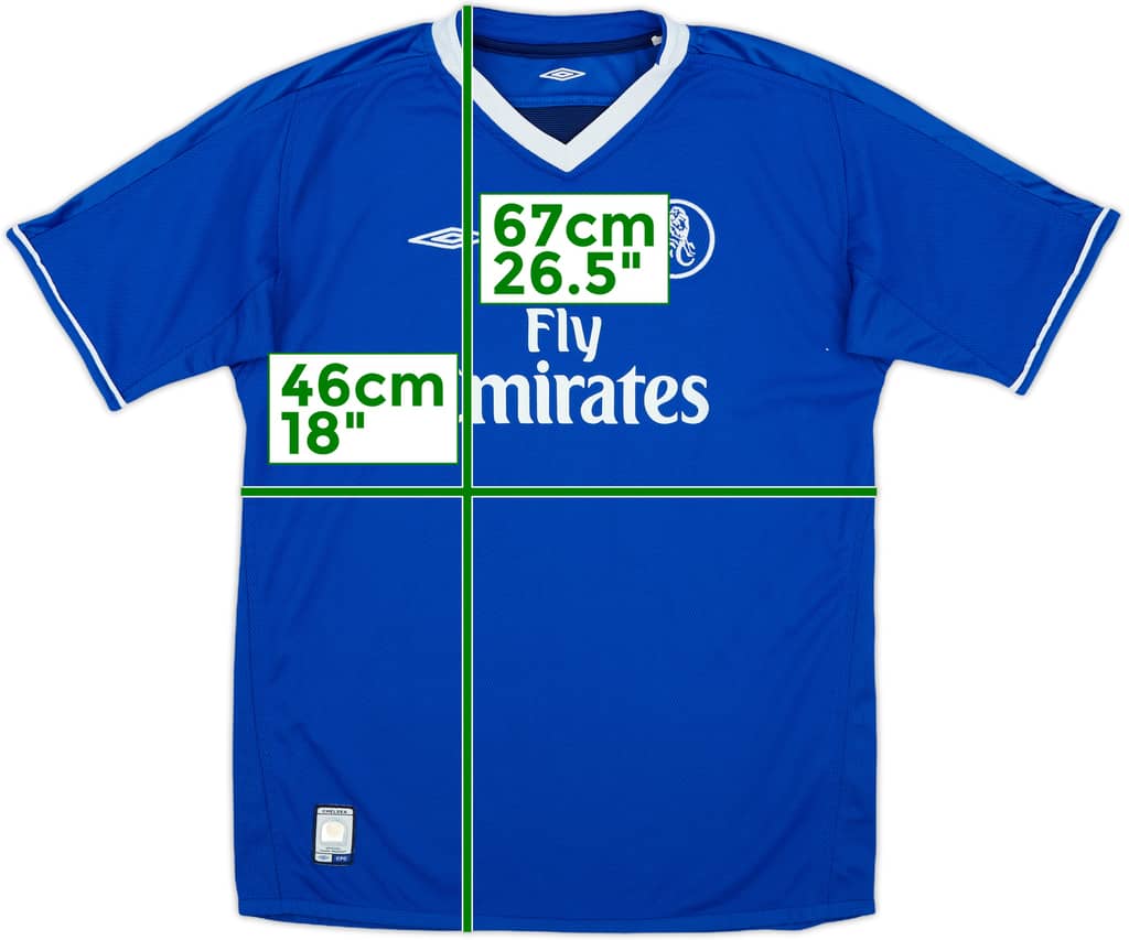 2003-05 Chelsea Home Shirt - 8/10 - (XL.Boys)