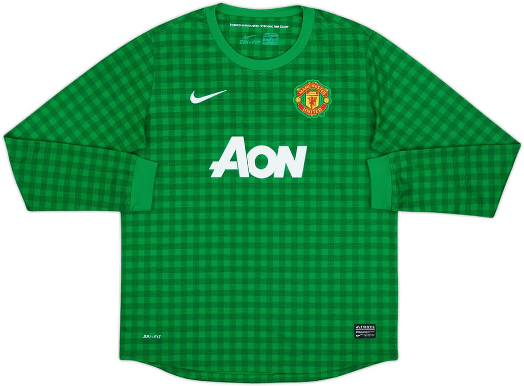 2012-13 Manchester United GK Shirt - 7/10 - (XL.Boys)