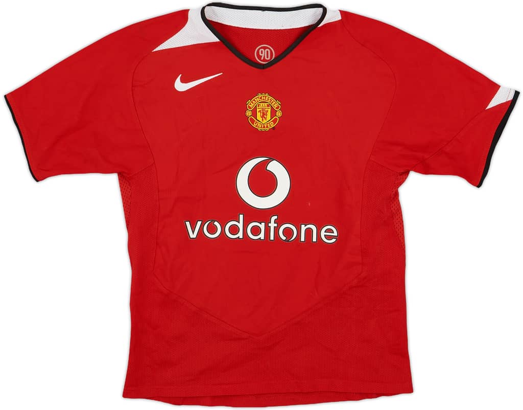 2004-06 Manchester United Home Shirt - 7/10 - (S.Boys)