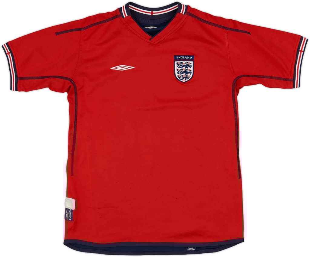 2002-04 England Away Shirt - 8/10 - (L.Boys)