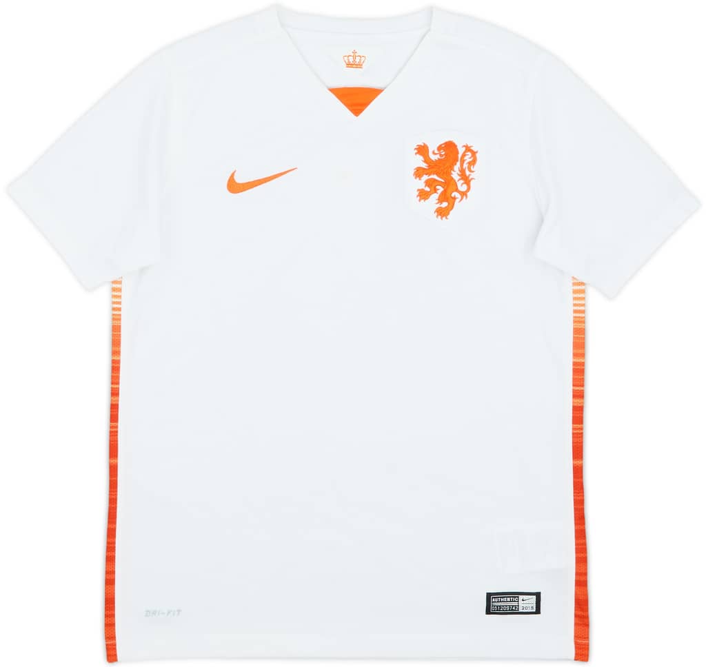 2015 Netherlands Away Shirt - 6/10 - (M.Boys)