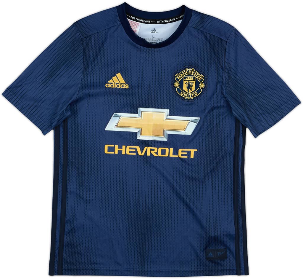 2018-19 Manchester United Third Shirt - 8/10 - (L.Boys)