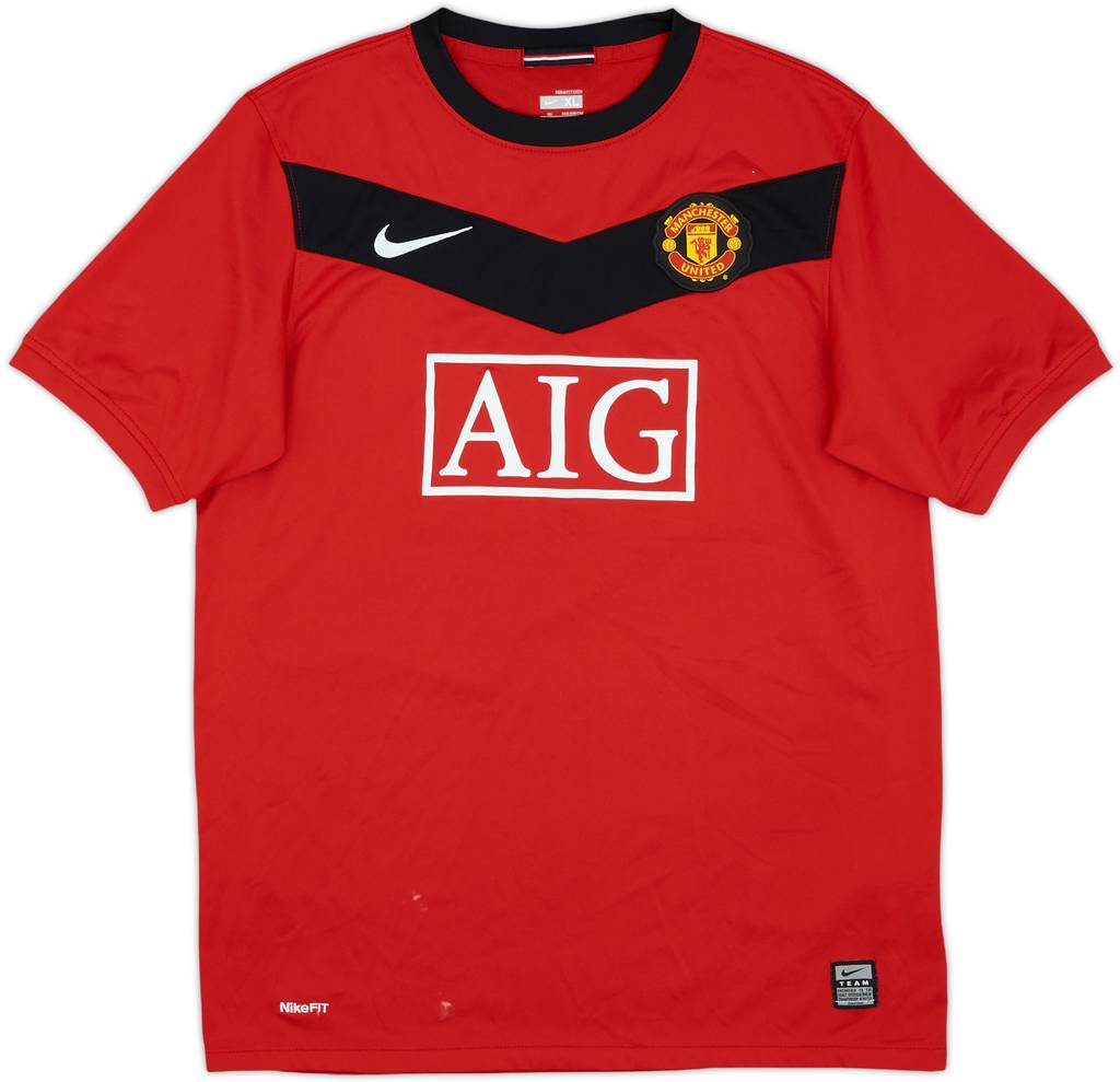 2009-10 Manchester United Home Shirt - 6/10 - (XL.Boys)