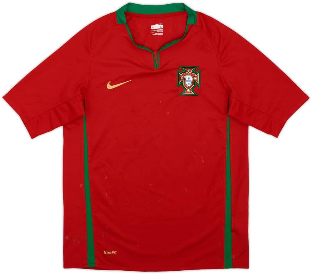 2008-10 Portugal Home Shirt - 5/10 - (L.Boys)