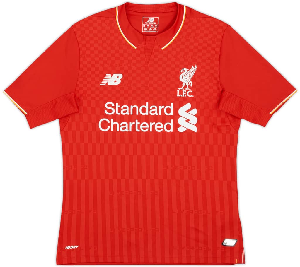 2015-16 Liverpool Home Shirt - 7/10 - (M.Boys)