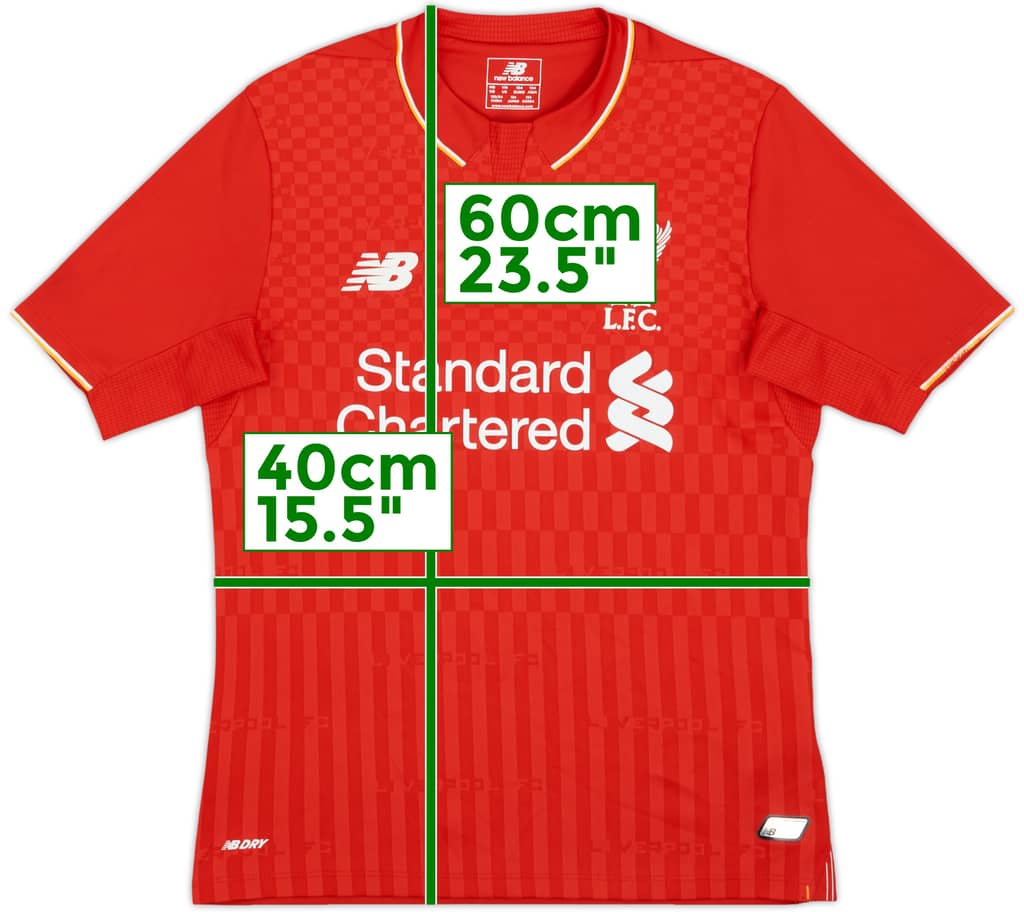 2015-16 Liverpool Home Shirt - 7/10 - (M.Boys)