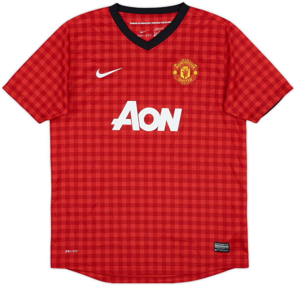 2012-13 Manchester United Home Shirt - 8/10 - (XL.Boys)