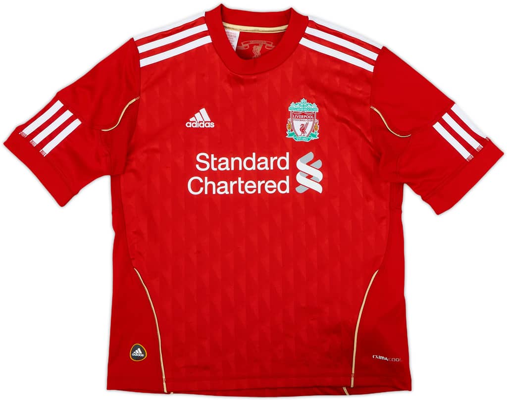 2010-12 Liverpool Home Shirt - 6/10 - (S.Boys)