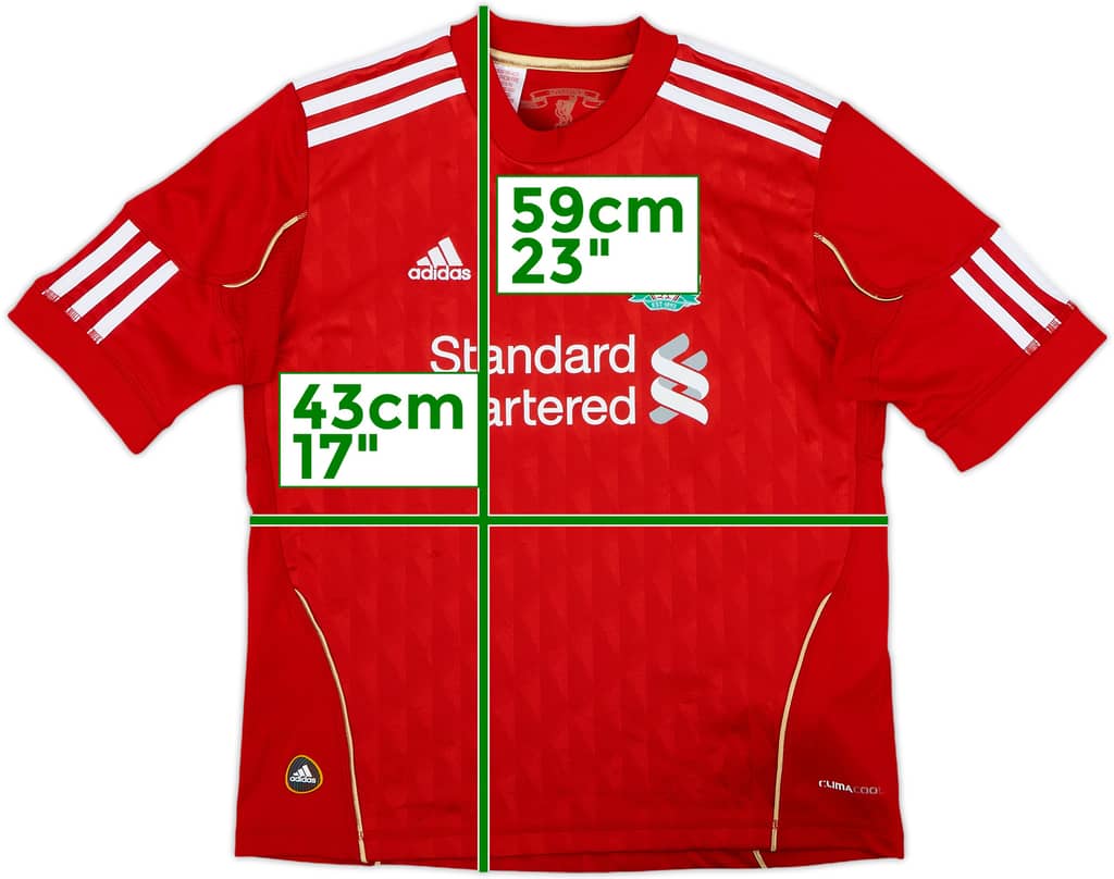 2010-12 Liverpool Home Shirt - 6/10 - (S.Boys)