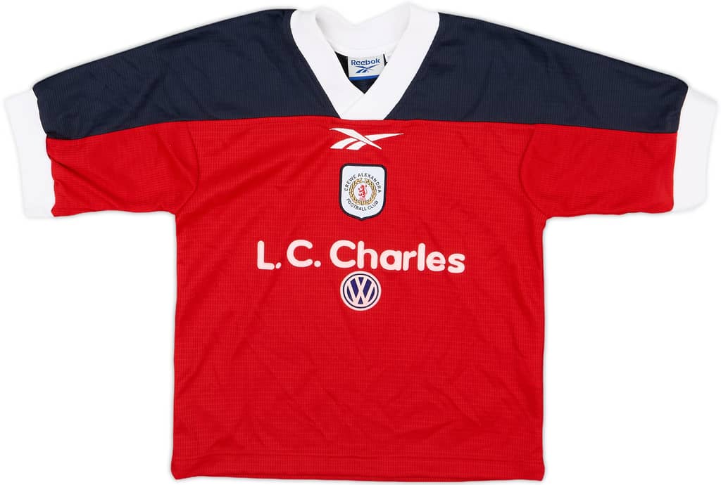 1999-00 Crewe Alexandra Home Shirt - 7/10 - (S.Boys)