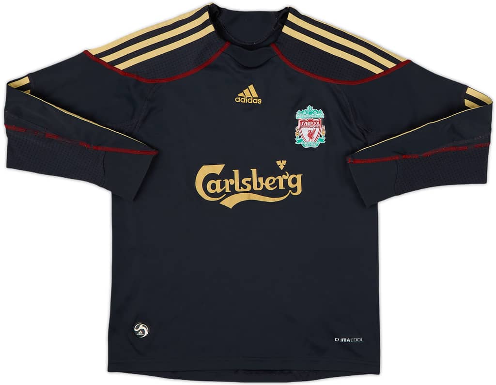 2009-10 Liverpool Away L/S Shirt - 6/10 - (M.Boys)