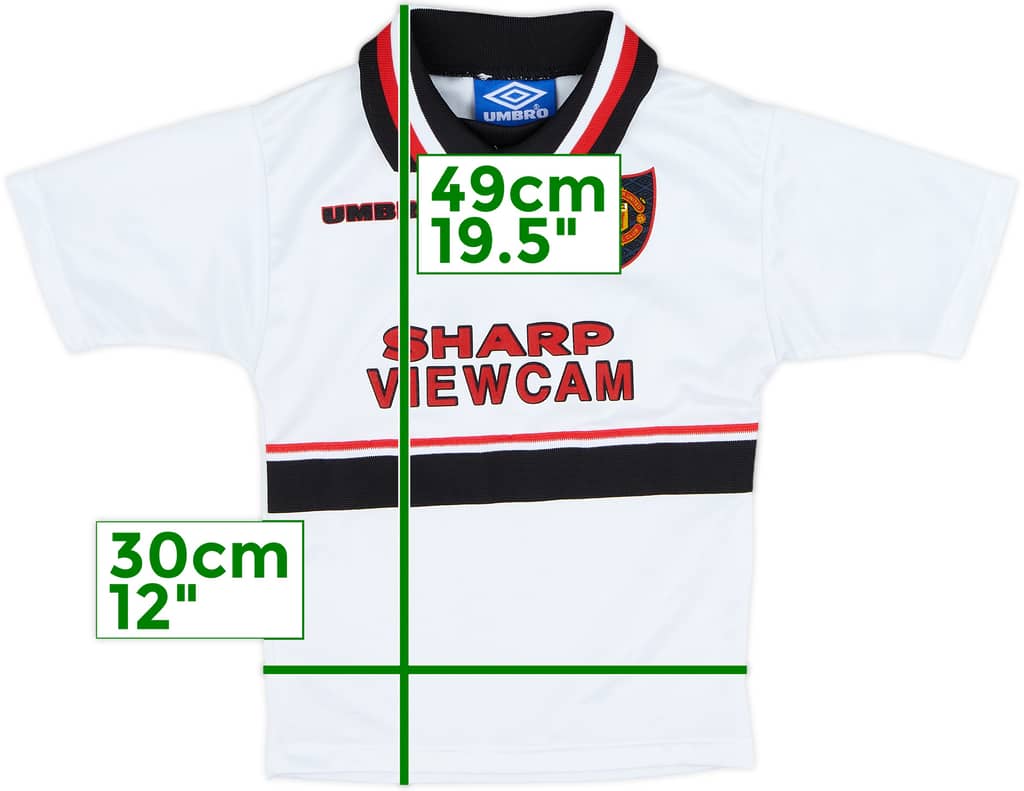 1997-99 Manchester United Away Shirt - 9/10 - (6-7 Years)