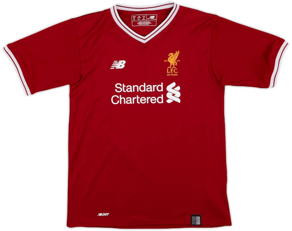 2017-18 Liverpool 125 Years Home Shirt - 7/10 - (6-7 Years)