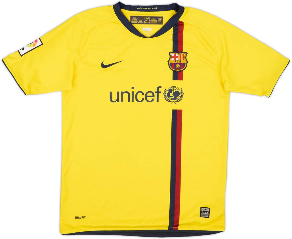 2008-10 Barcelona Away Shirt - 8/10 - (XL.Boys)