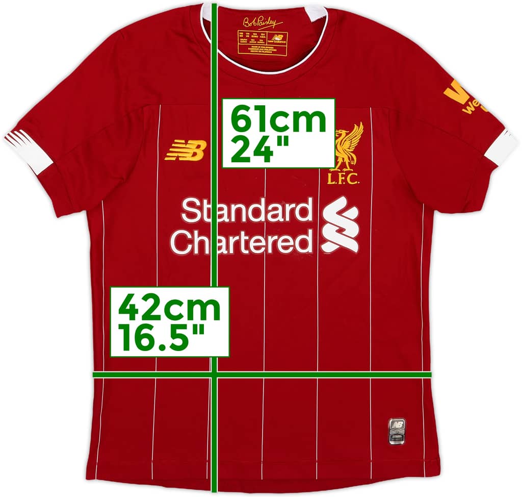 2019-20 Liverpool Home Shirt - 8/10 - (M.Boys)