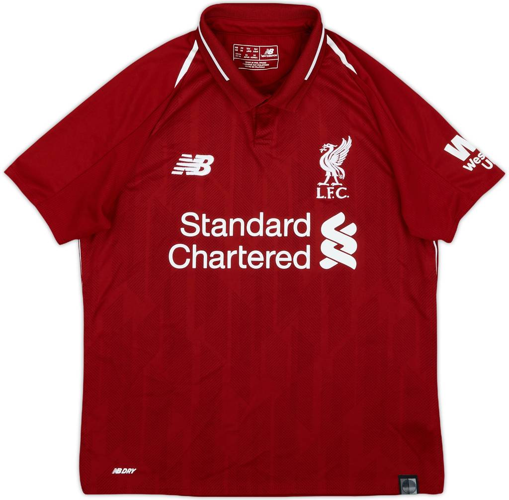 2018-19 Liverpool Home Shirt - 8/10 - (M.Boys)