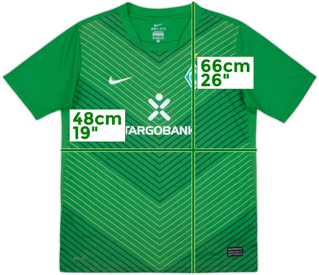 2011-12 Werder Bremen Home Shirt - 10/10 - (XL.Boys)