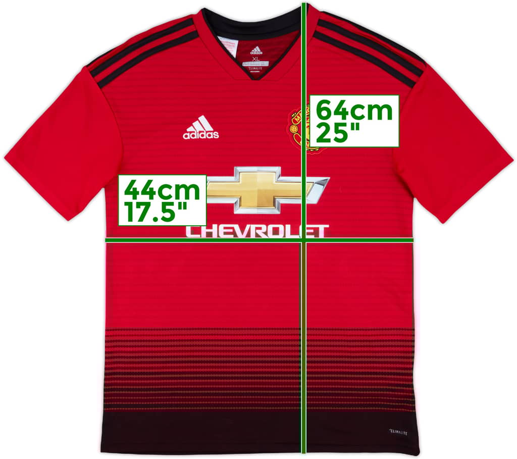 2018-19 Manchester United Home Shirt - 10/10 - (XL.Boys)
