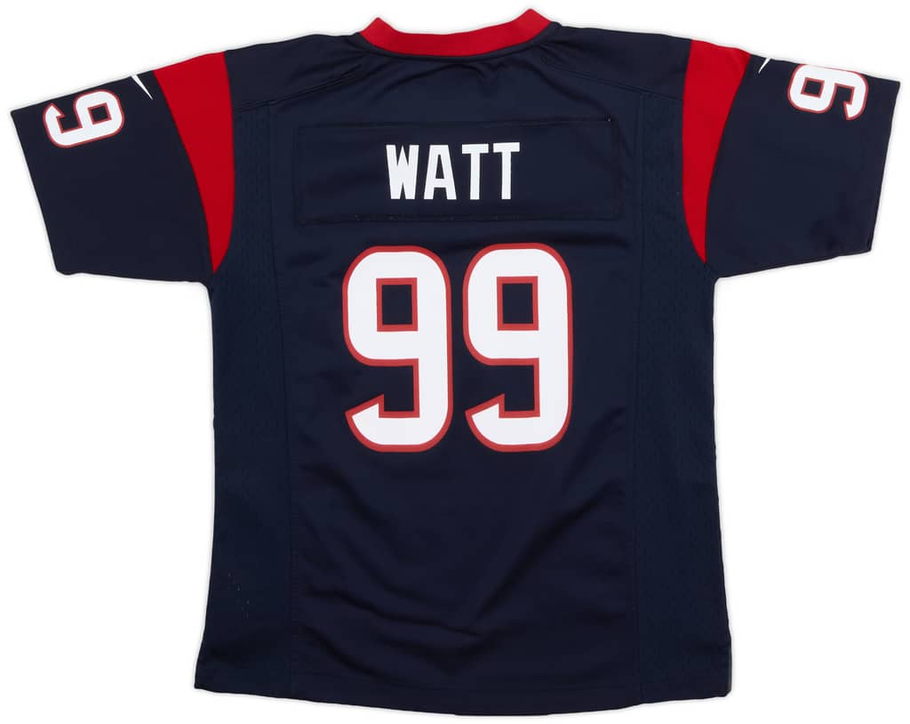 2012-20 Houston Texans Watt #99 Nike Game Home Jersey (Excellent) M.Kids