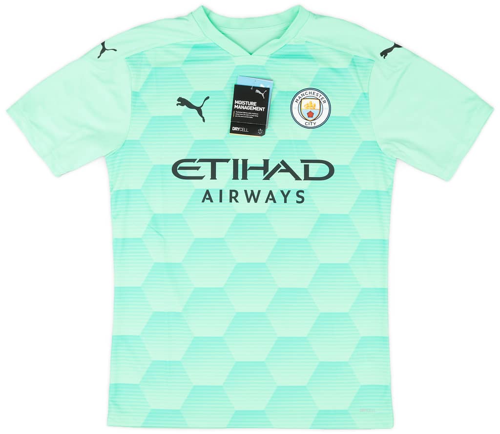 2020-21 Manchester City Player Issue GK Shirt Ederson #31 (M)