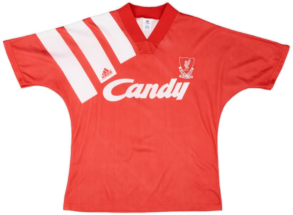1991-92 Liverpool Home Shirt - 6/10 - (L)