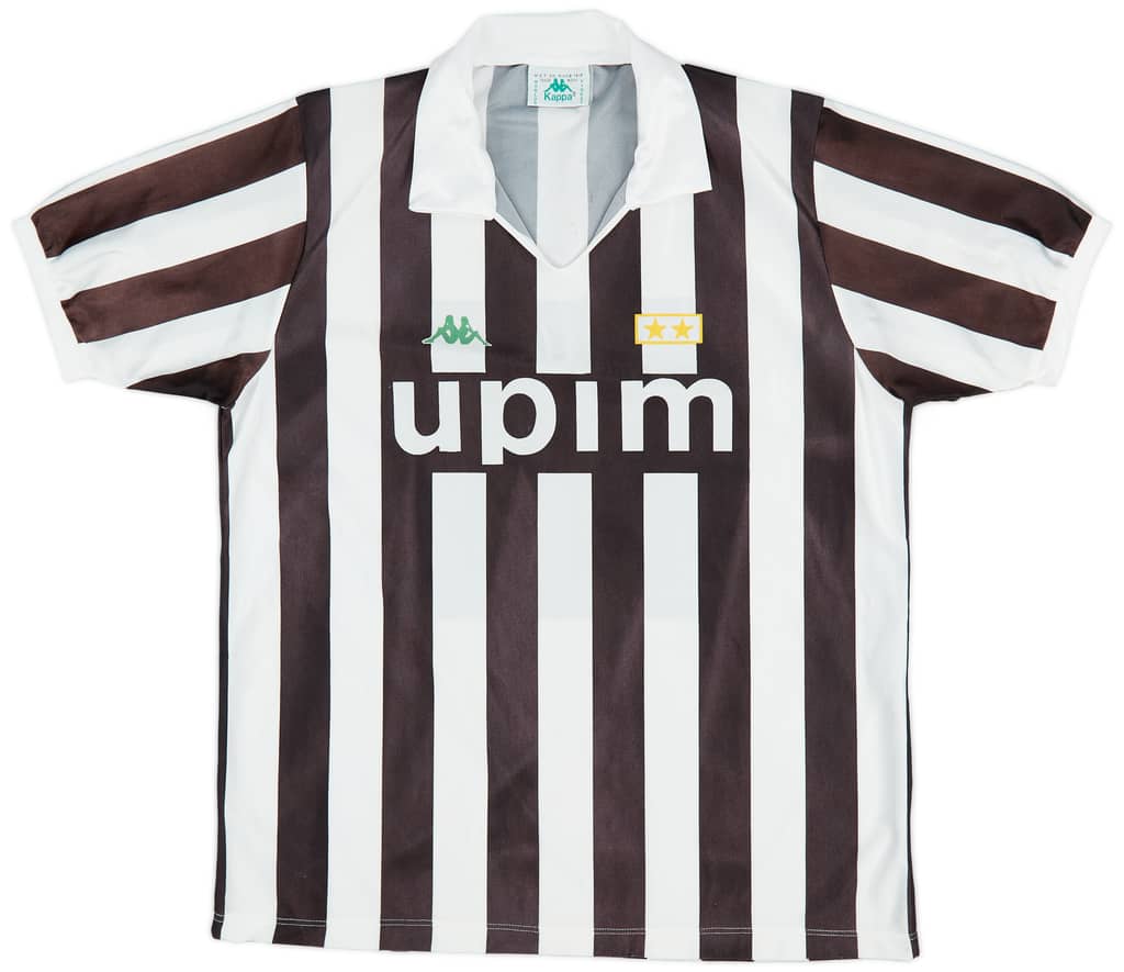 1991-92 Juventus Basic Home Shirt - 8/10 - (L)