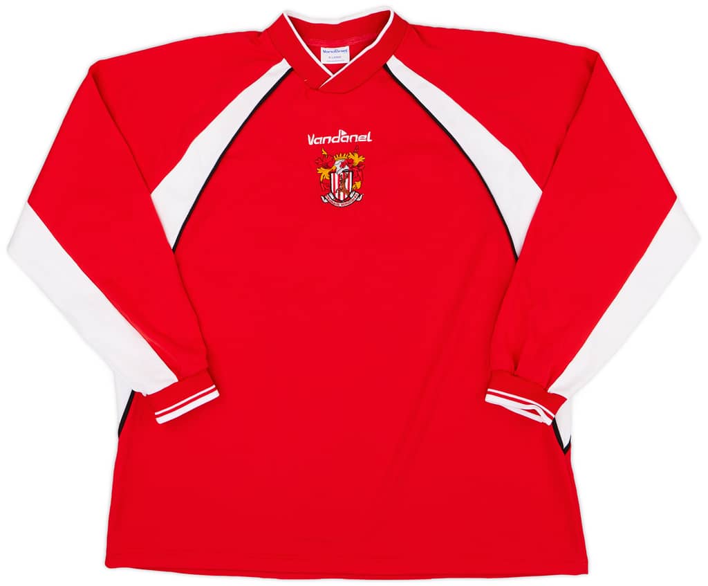 2003-04 Stevenage Home L/S Shirt Warner #32 - 9/10 - (XL)