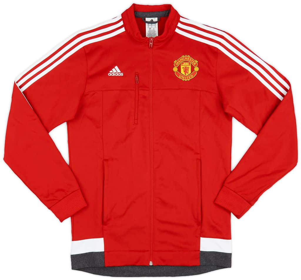 2015-16 Manchester United adidas Track Jacket - 9/10 - (S)