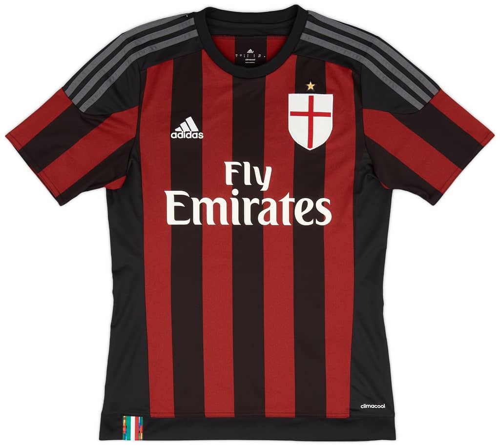 2015-16 AC Milan Home Shirt - 9/10 - (S)