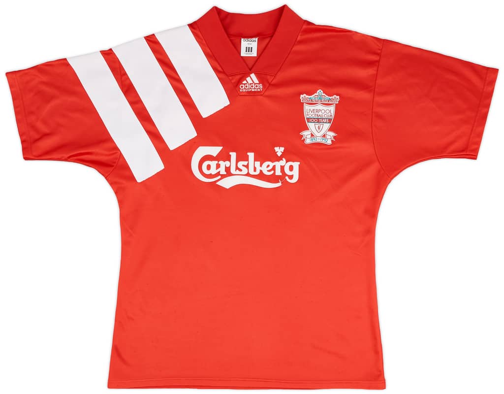1992-93 Liverpool Centenary Home Shirt - 8/10 - (L)