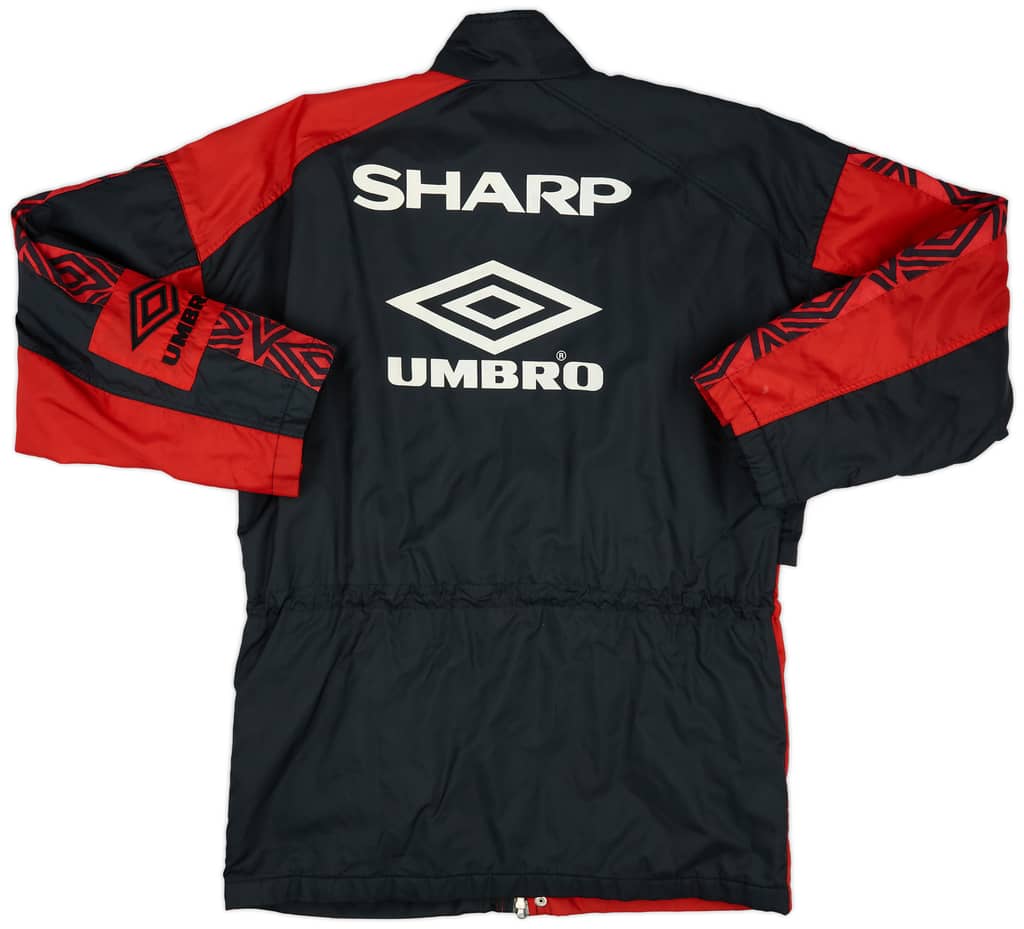 1995-97 Manchester United Umbro Padded Bench Coat - 9/10 - (M)