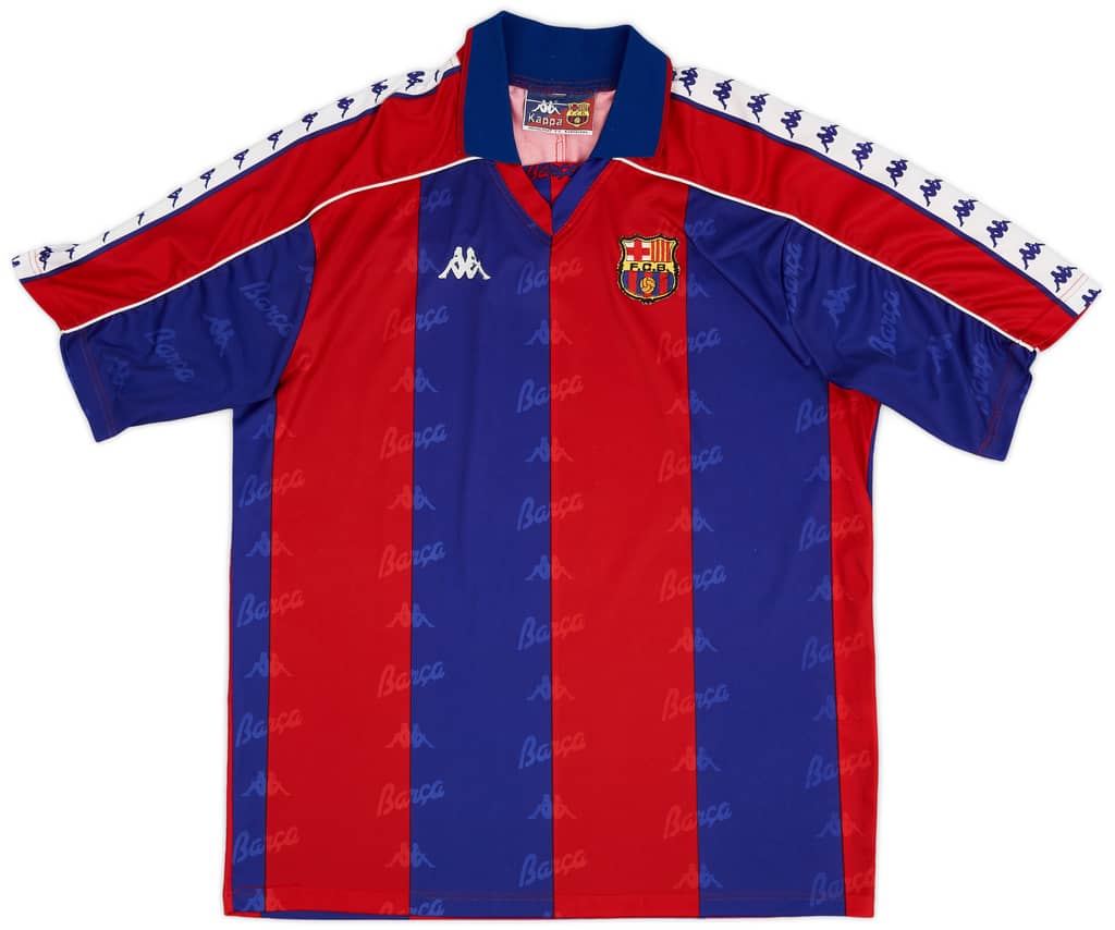 1992-95 Barcelona Home Shirt - 8/10 - (XL)